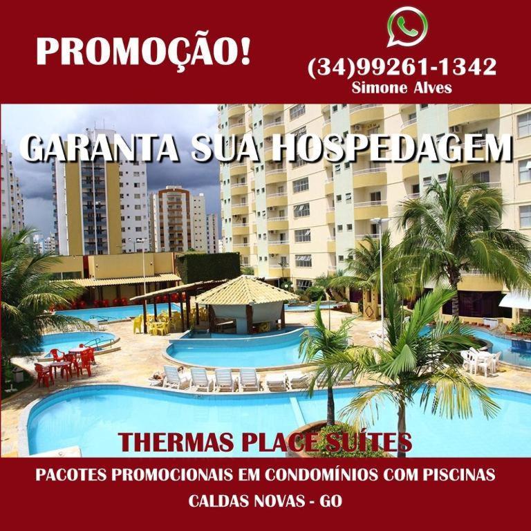 Thermas Place Suite Caldas Novas Com Piscinas Termais Exterior photo